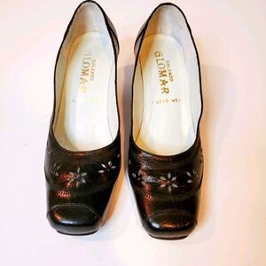CALZADO Black Leather Pump Size 6/36